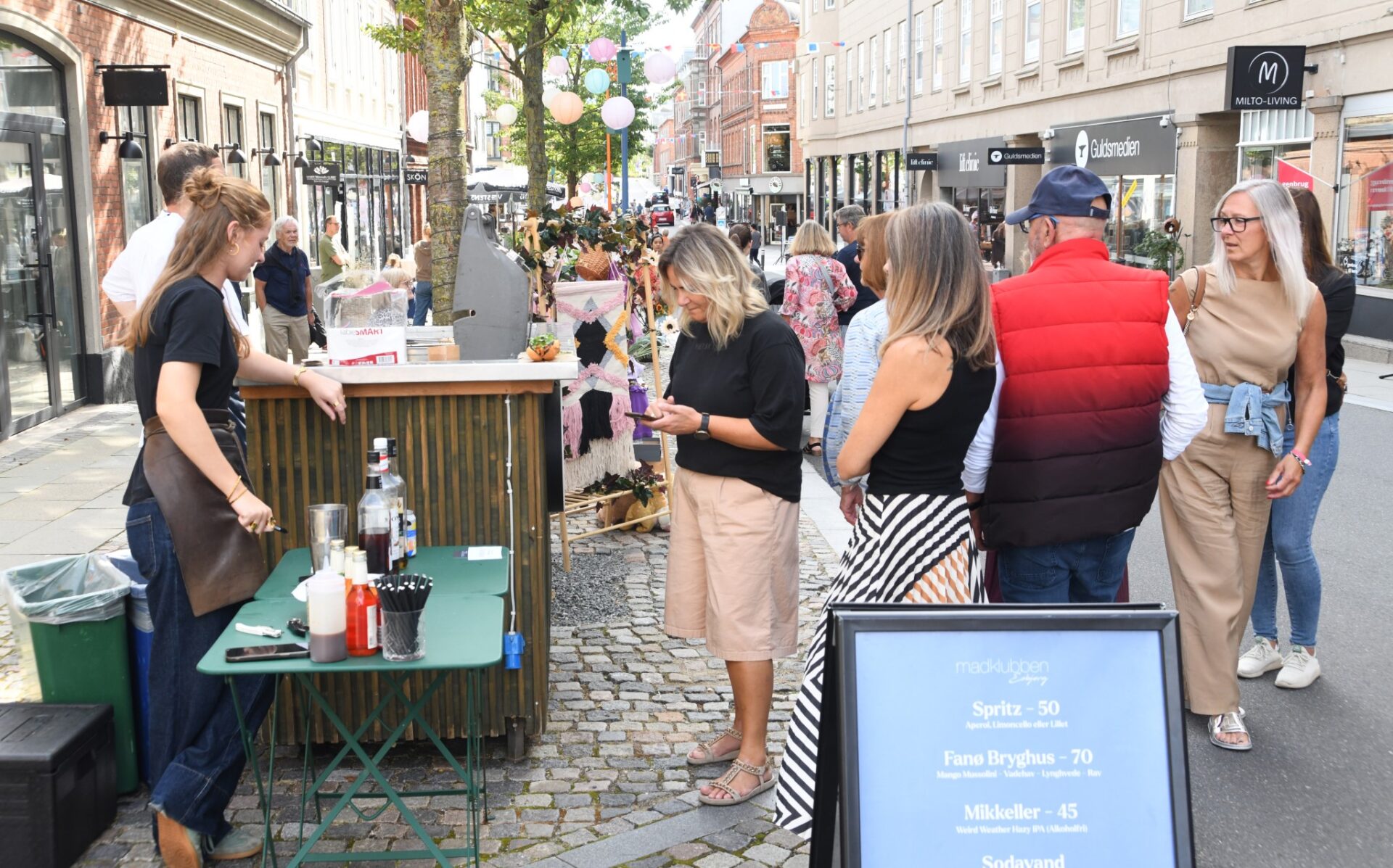 Markedsdag i Kirkegade, 2025. Foto: Peter Langwithz Smith.