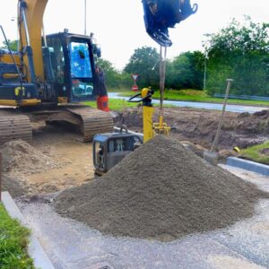 Brodækket hen over cykelstien skal renoveres. Foto: Johnny Tauman.