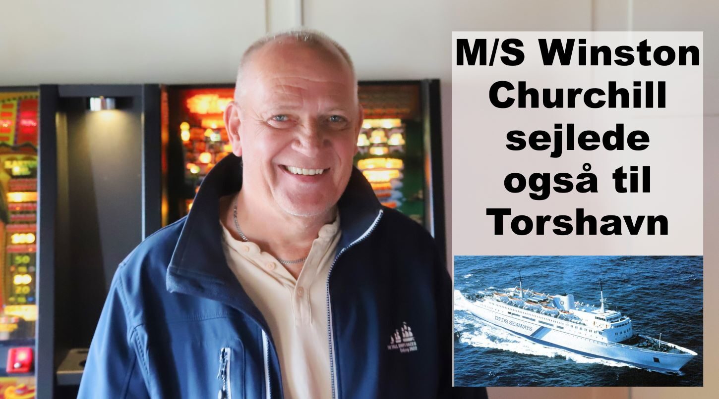 65-årige Virgar ”Viknar” Å Liknargøtu husker stadig svipturene med Englandsfærgen M/S Winston Churchill, der også sejlede til Tórshavn. Foto: Johnny Tauman.