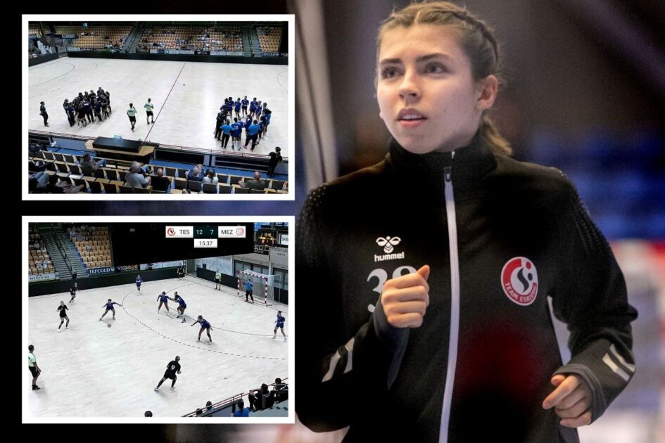 Collage fra kampen mod Metz: Johnny Tauman.