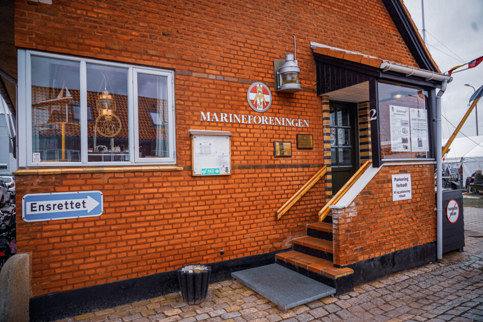 Marineforeningen har haft til huse på nuværende adresse siden 1994. Foto: Fjodor Pedersen.