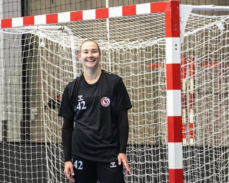 Den tyske landsholdsmålvogter er faldet godt til. Foto: Johnny Tauman.