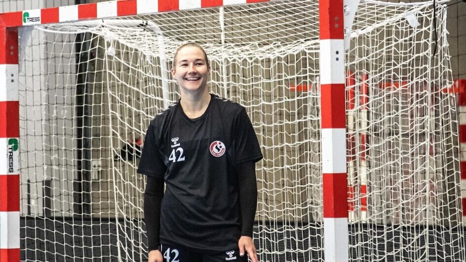 Den tyske landsholdsmålvogter er faldet godt til. Foto: Johnny Tauman.