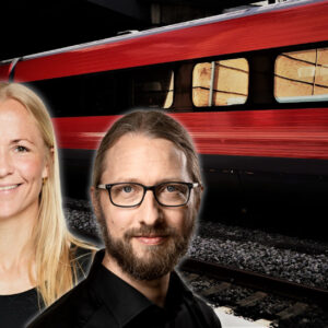 Anne Marie Geisler Andersen, medlem af byrådet i Esbjerg for Radikale Venstre og Stinus Lindgreen sundhedsordfører, RV.