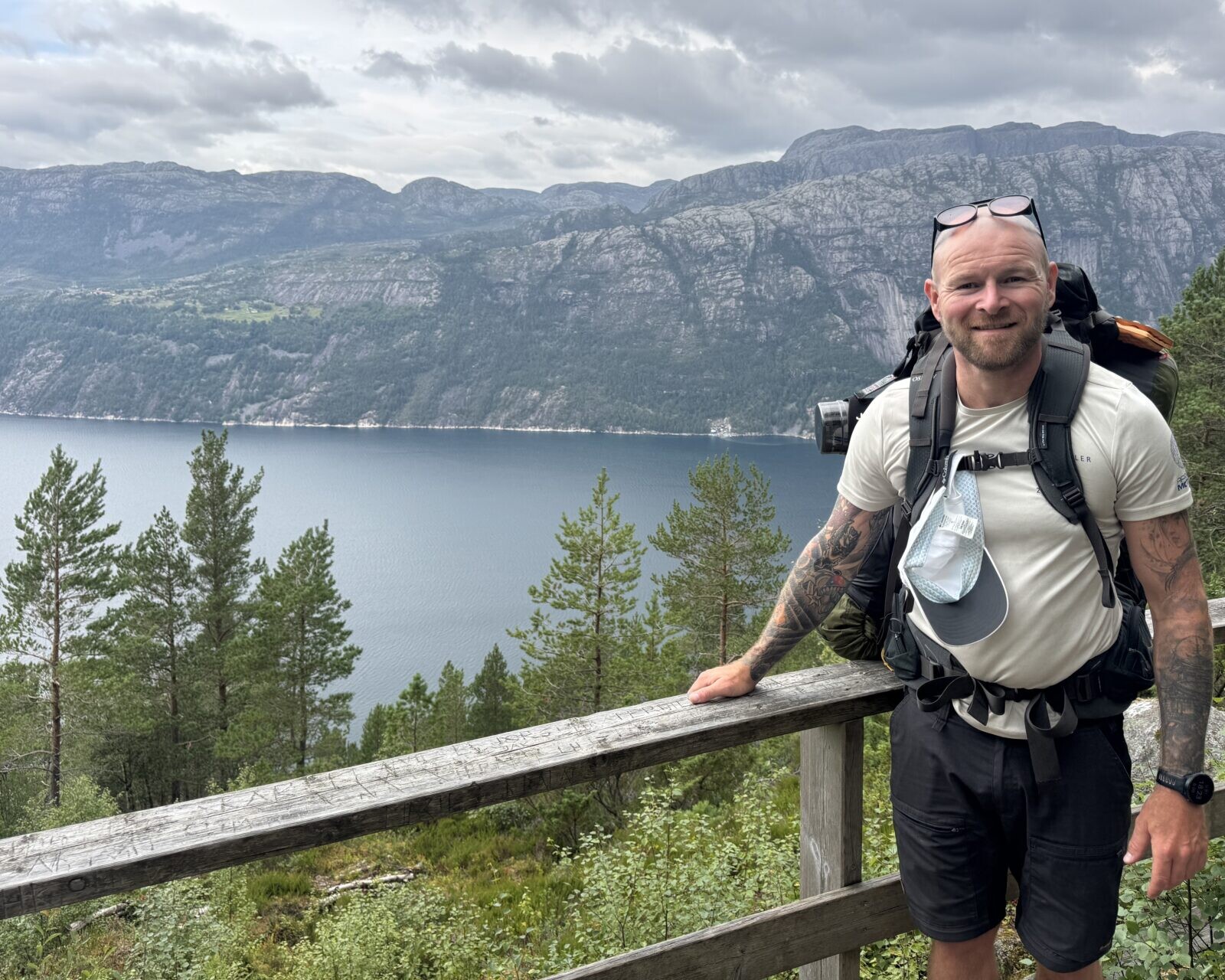 Even Ramsland, direktør i Recovery Bulls, er selv en aktiv vandrer og klatrer. Privatfoto.