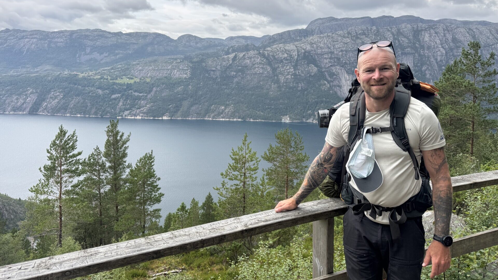 Even Ramsland, direktør i Recovery Bulls, er selv en aktiv vandrer og klatrer. Privatfoto.