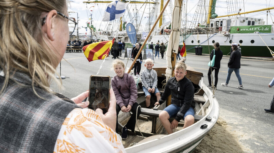 Maritimt Torv inviterer publikum ind i den maritime verden – fra knob og navigation til karriere og klima. Foto: Esbjerg Kommune.
