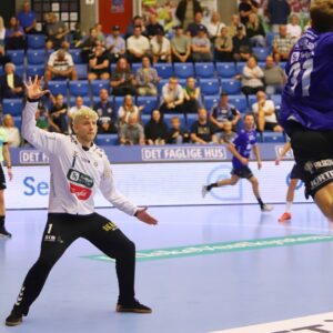 Morten Jørgensen var stærk fra fløjen. Foto: Johnny Tauman.