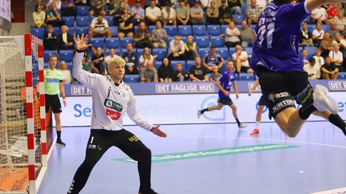 Morten Jørgensen var stærk fra fløjen. Foto: Johnny Tauman.