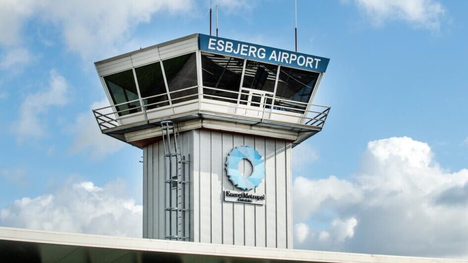 Esbjerg Airport. Arkivfoto: Torben Meyer.