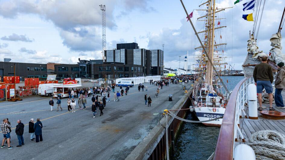 Med lydvandringen kan du blive klogere på historien, imens du går langs havnen. Foto: Jack Eben Steffensen.