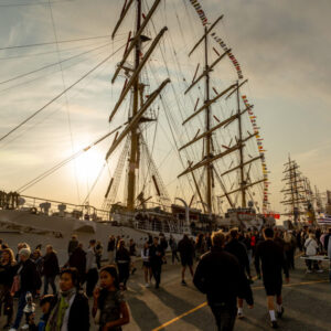 Så går solen ned over Tall Ships Races for denne gang. Foto: Jack Eben Steffensen.