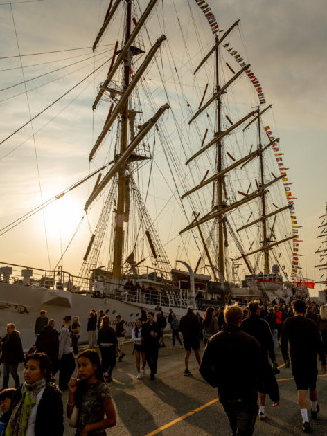 Så går solen ned over Tall Ships Races for denne gang. Foto: Jack Eben Steffensen.