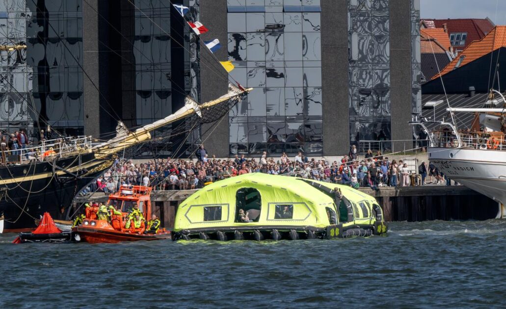Demonstration af Viking. Tall Ships Race 2025. Foto: Christer Holte.