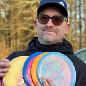 Allan Lorentzen er formand for Esbjerg Discgolf Club. Privatfoto.