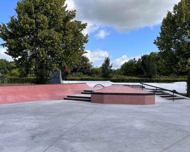 Den nye skatepark i Bramming åbner snart officielt. Foto: Esbjerg Kommune.