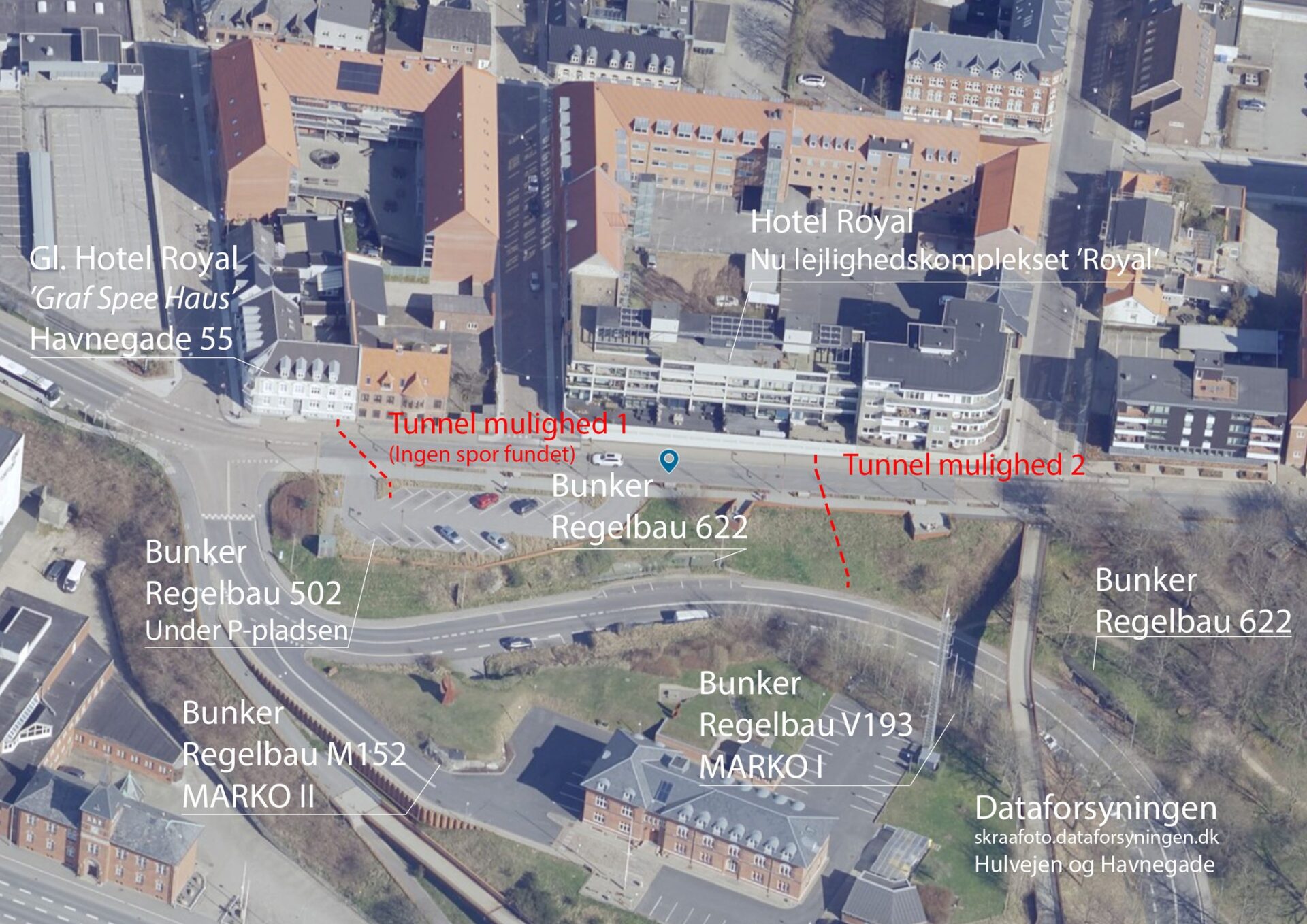 Hotel Royal havde adresse både Havnegade 49 og 55.
