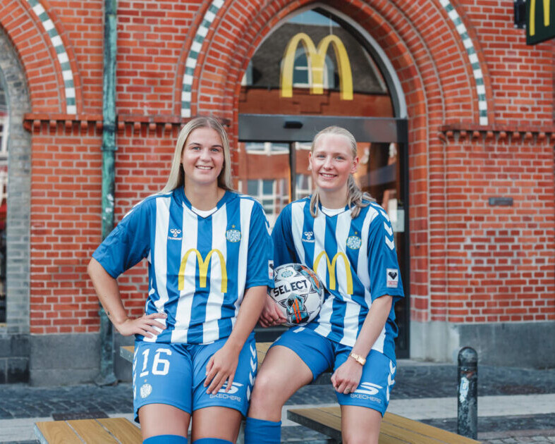 McDonald's engagerer sig i den lokale kvindefodbold. Foto: EfB.