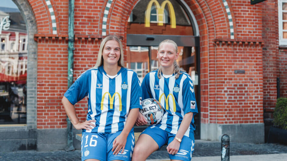 McDonald's engagerer sig i den lokale kvindefodbold. Foto: EfB.