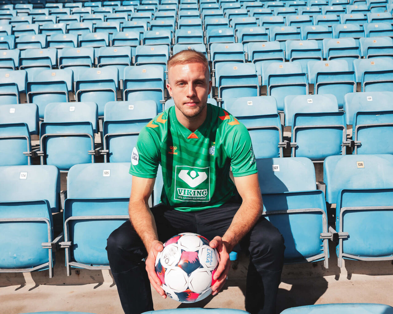 Robby McCrorie er ny målmand i EfB. Pressefoto.