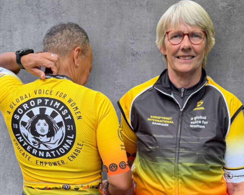 Man behøver ikke at iføre sig stramt cykeltøj for at være med! Genrefoto: Soroptimist International.