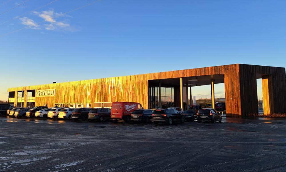 Bygma slog i januar dørene op til et nyt proff- og logistikcenter på Ulvsundvej i Esbjerg Nord.. PR-foto.