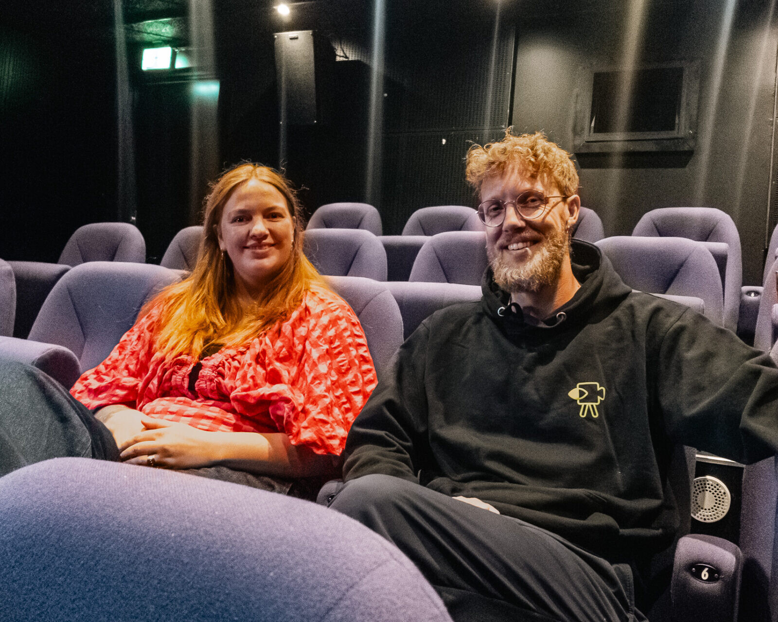 Karoline Ølgaard Kjærgaard og Bue Nielsen var med til at etablere Esbjerg Filmværksted i efteråret 2023. Foto: Fjodor Pedersen.