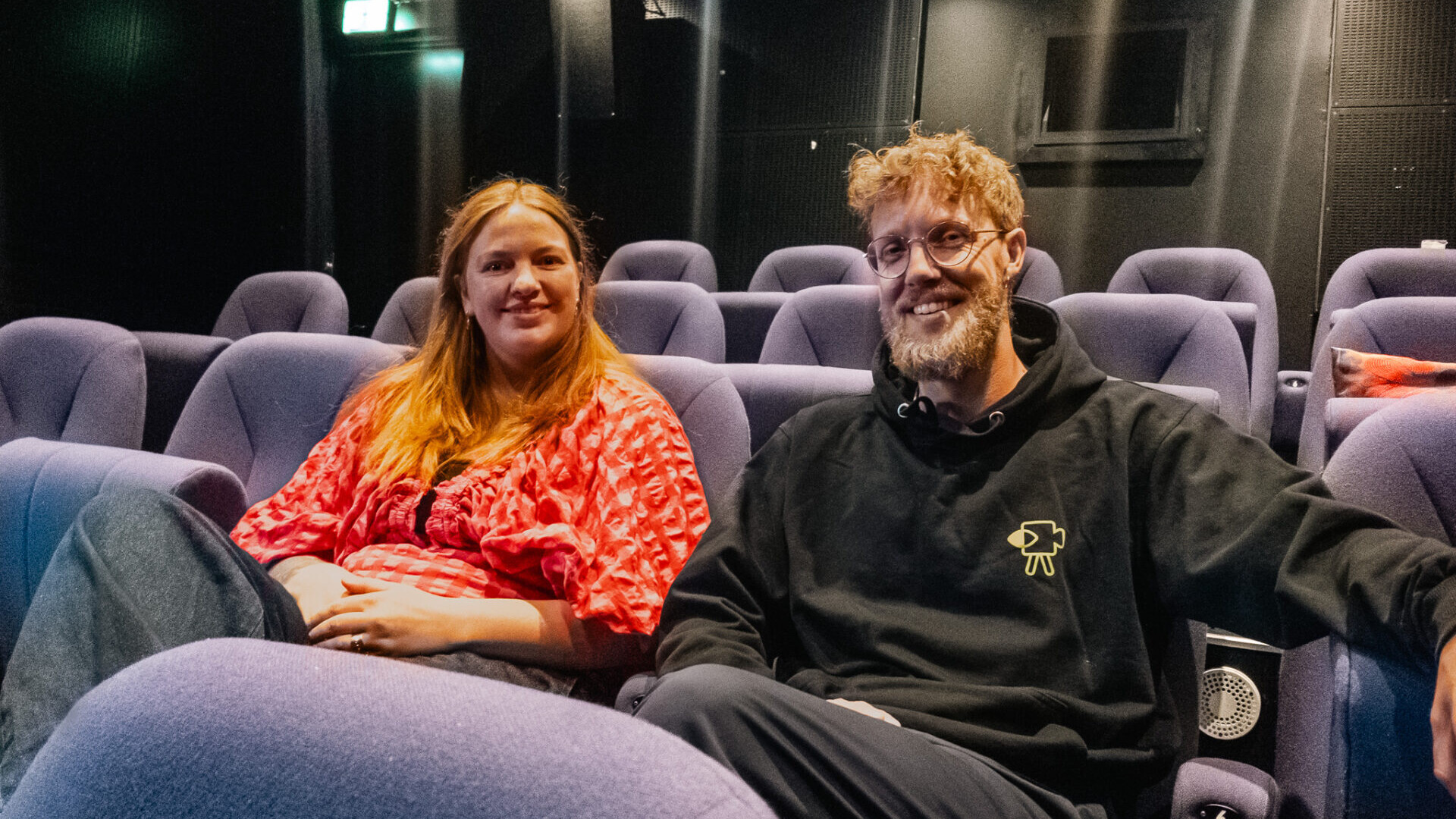Karoline Ølgaard Kjærgaard og Bue Nielsen var med til at etablere Esbjerg Filmværksted i efteråret 2023. Foto: Fjodor Pedersen.