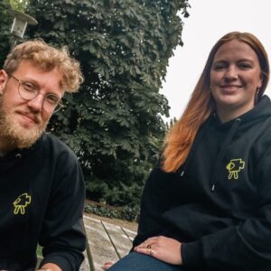 Bue Nielsen og Karoline Ølgaard Kjærgaard, Esbjerg Filmværksted. Foto: Fjodor Pedersen.