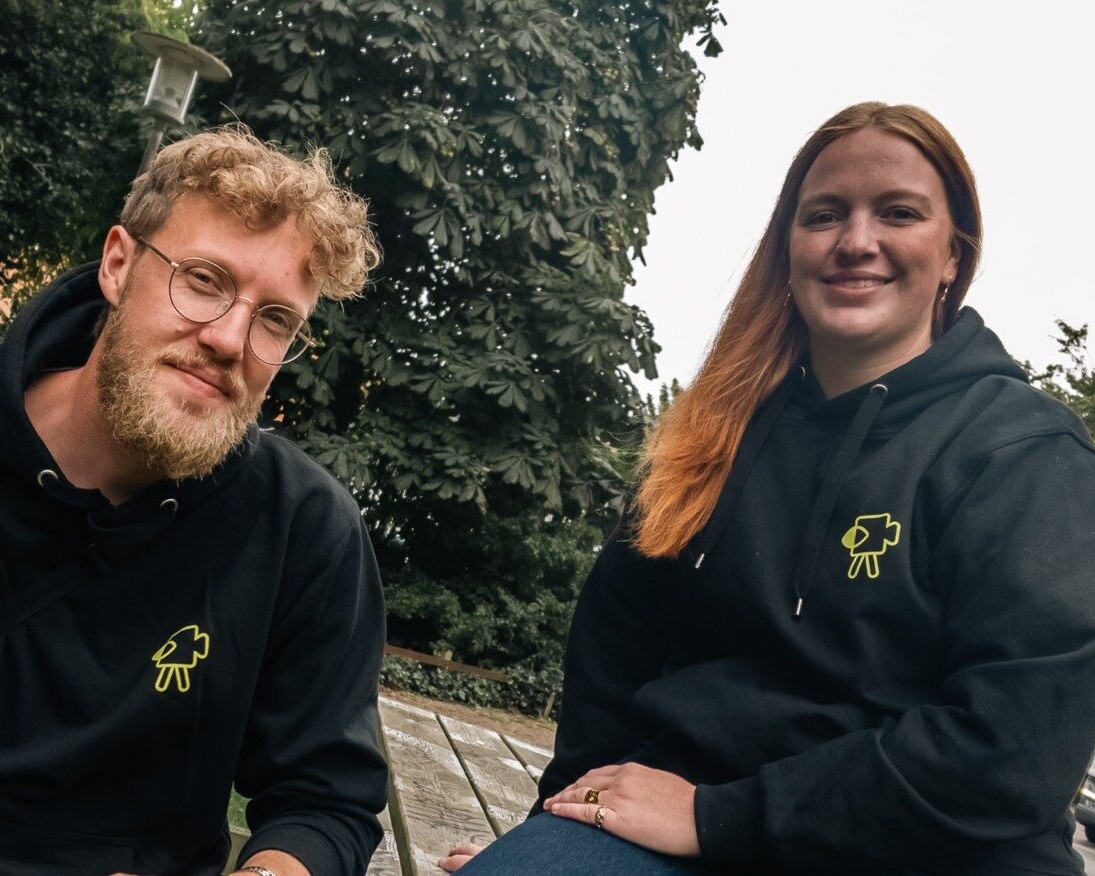 Bue Nielsen og Karoline Ølgaard Kjærgaard, Esbjerg Filmværksted. Foto: Fjodor Pedersen.