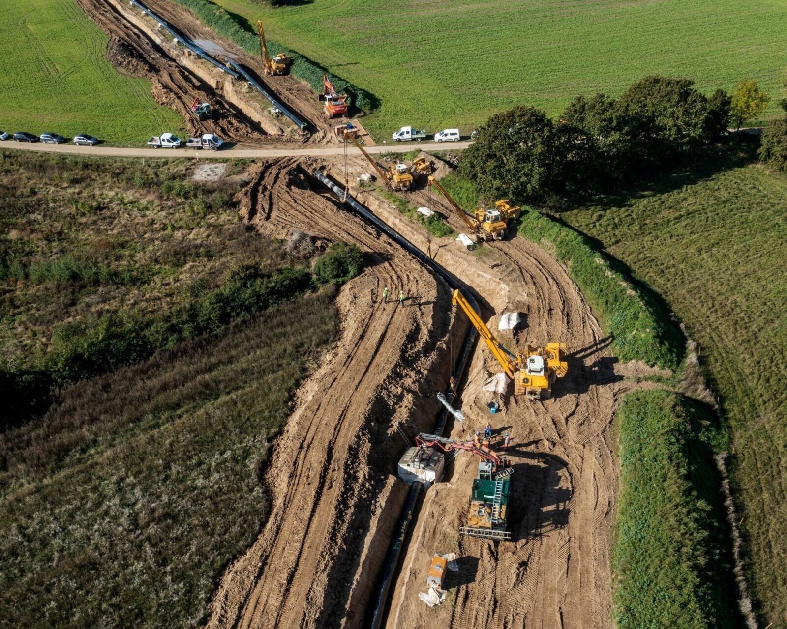 Energinet har tidligere lavet Baltic Pipe-gasledningen på tværs af Danmark. Arbejdet med at nedgrave nye brintrør vil på mange måder minde om gasprojektet.