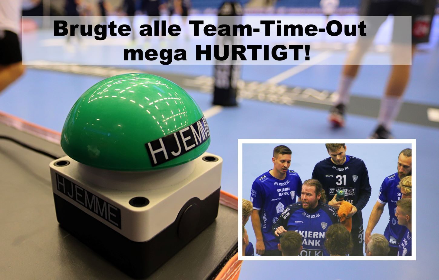 Brugte alle sine Team-Time-Out mega HURTIGT. Fotos: Johnny Tauman.