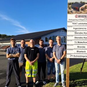 Michael Warming Bertelsen, direktør for Bygma Esbjerg Syd og Nord, glæder sig over projektet. PR-foto.