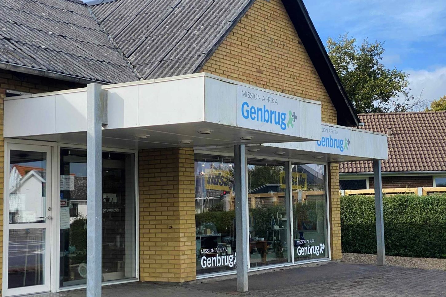 Mission Afrika Genrbug har til huse i tidligere bagerforretning. Foto: Johnny Tauman.