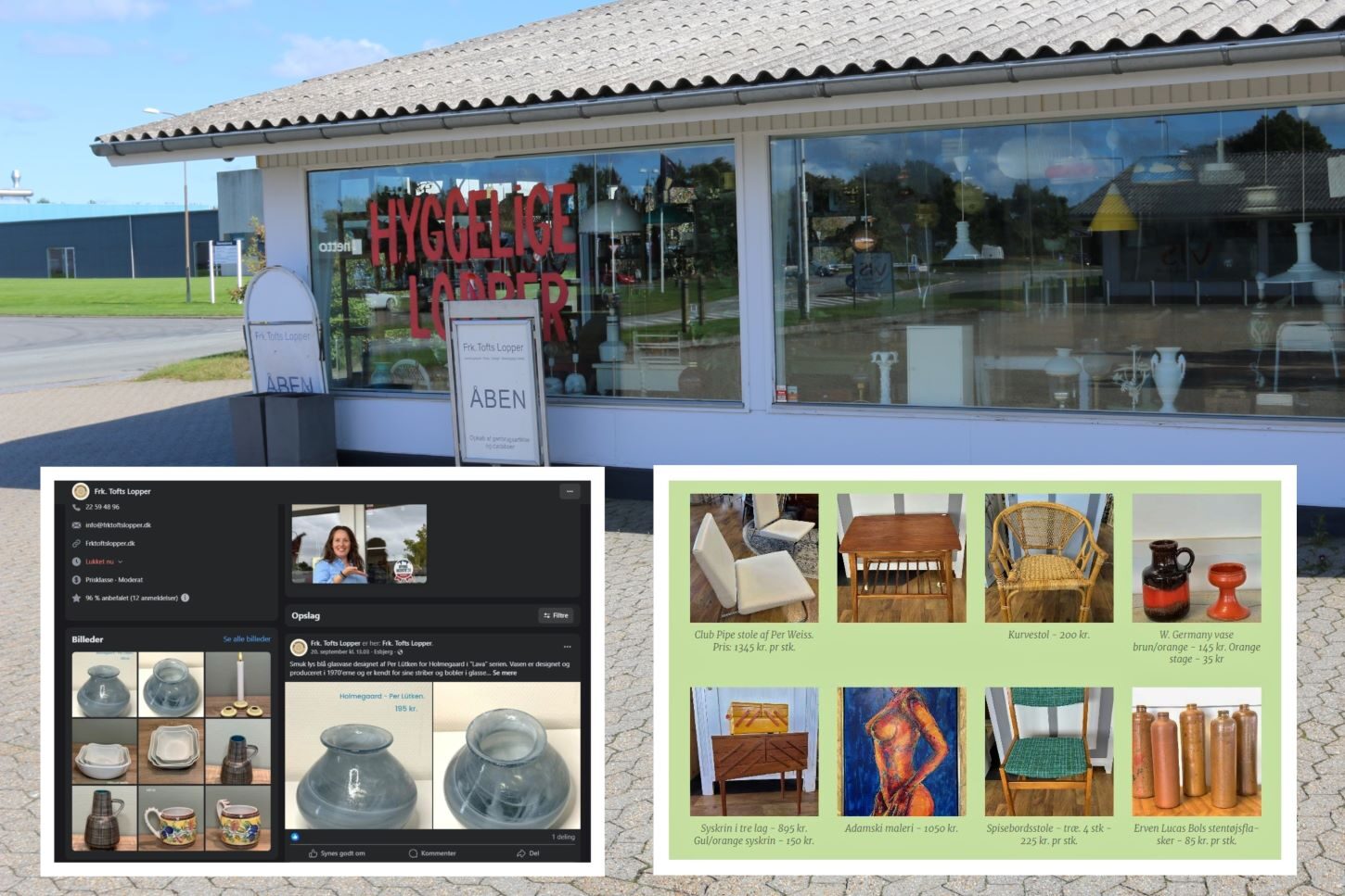 Frk. Tofts Lopper: En spændende privatejet loppe-butik. Foto: Johnny Tauman.