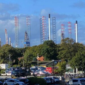 Havnens vestligste skyline. Foto: Johnny Tauman.