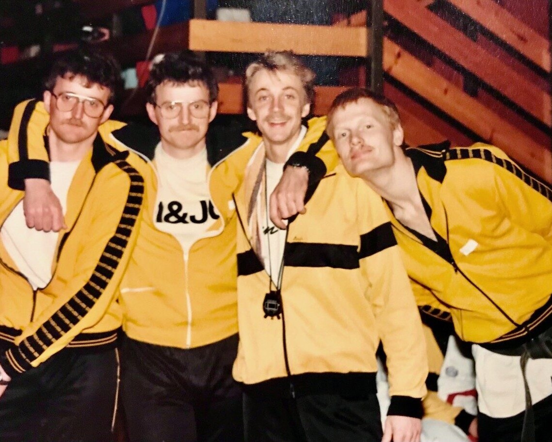 Billedet illustrerer meget godt overskriften på denne artikel - og filosofien i klubben. Privatfoto.