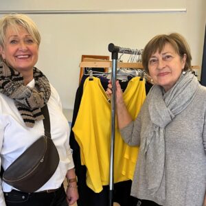 Susan Dagø og Dorthe Thimsen står bag Fashion Flea for 12. gang. Foto: Lene Lund.