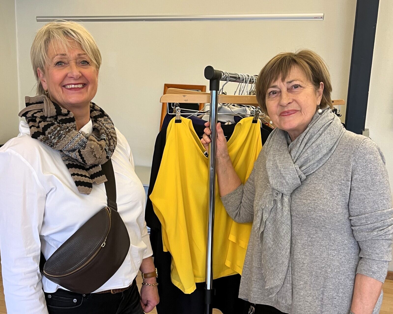 Susan Dagø og Dorthe Thimsen står bag Fashion Flea for 12. gang. Foto: Lene Lund.