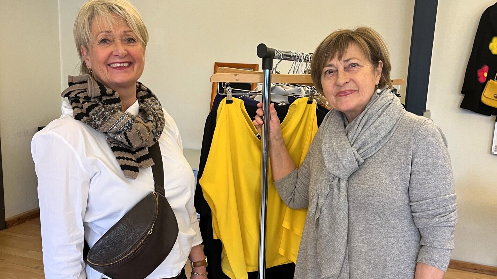 Susan Dagø og Dorthe Thimsen står bag Fashion Flea for 12. gang. Foto: Lene Lund.
