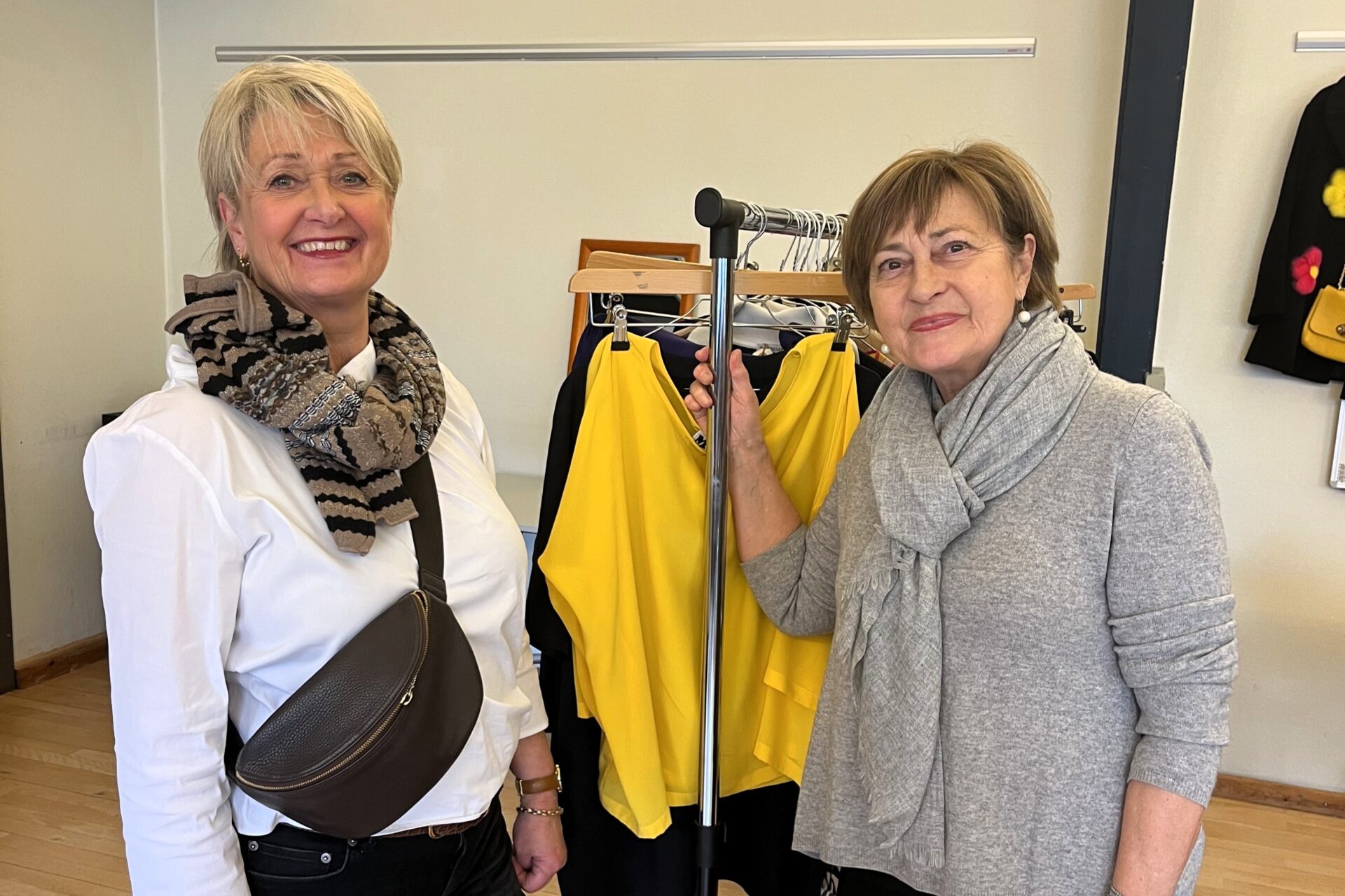 Susan Dagø og Dorthe Thimsen står bag Fashion Flea for 12. gang. Foto: Lene Lund.