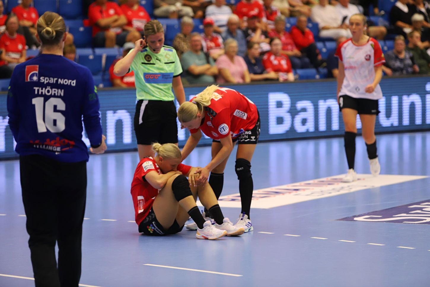 Michala Møller blev tacklet hårdt i nogle situationer