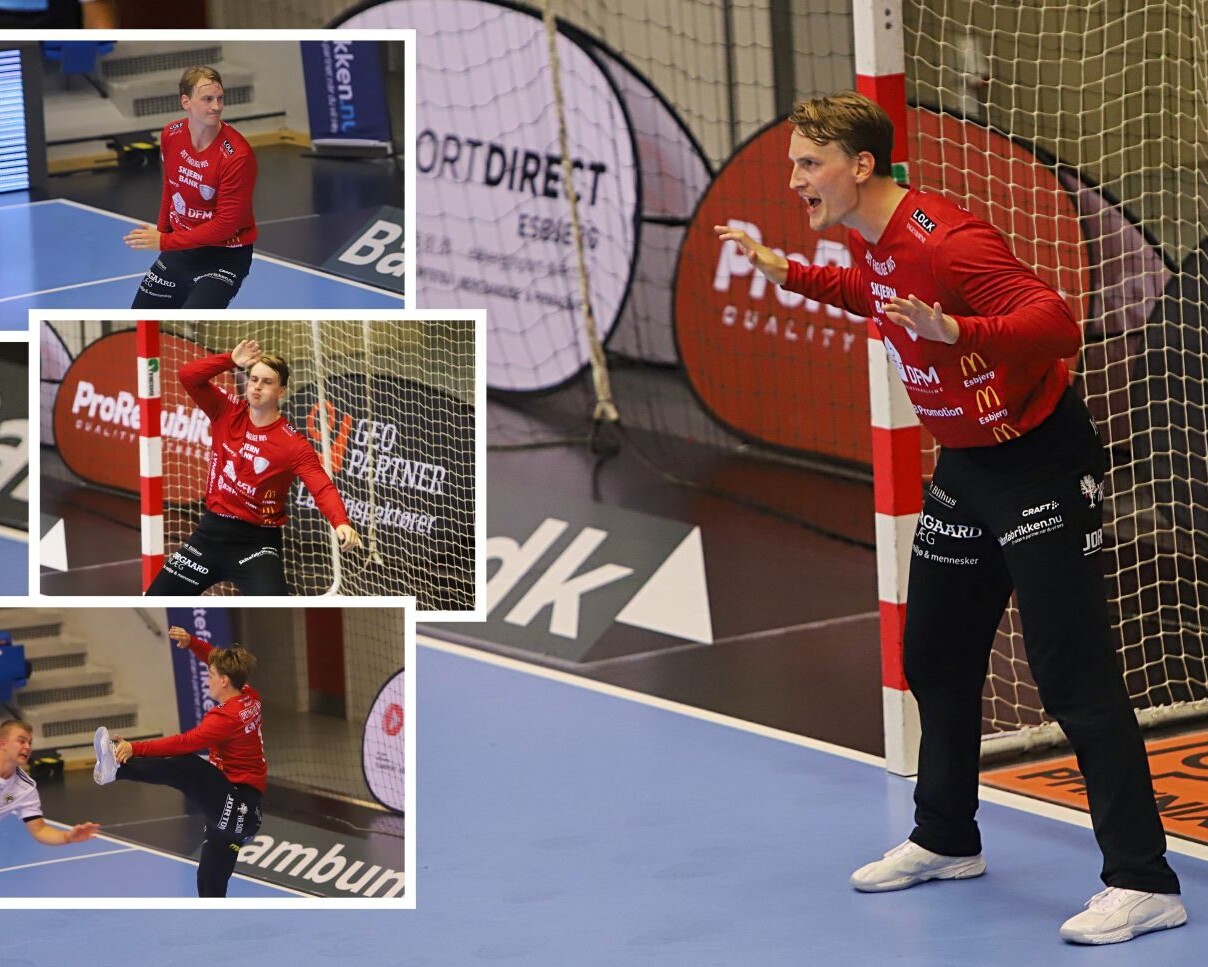 Niklas Kraft på toppen kan give sejr. Fotos/Collage: Johnny Tauman.
