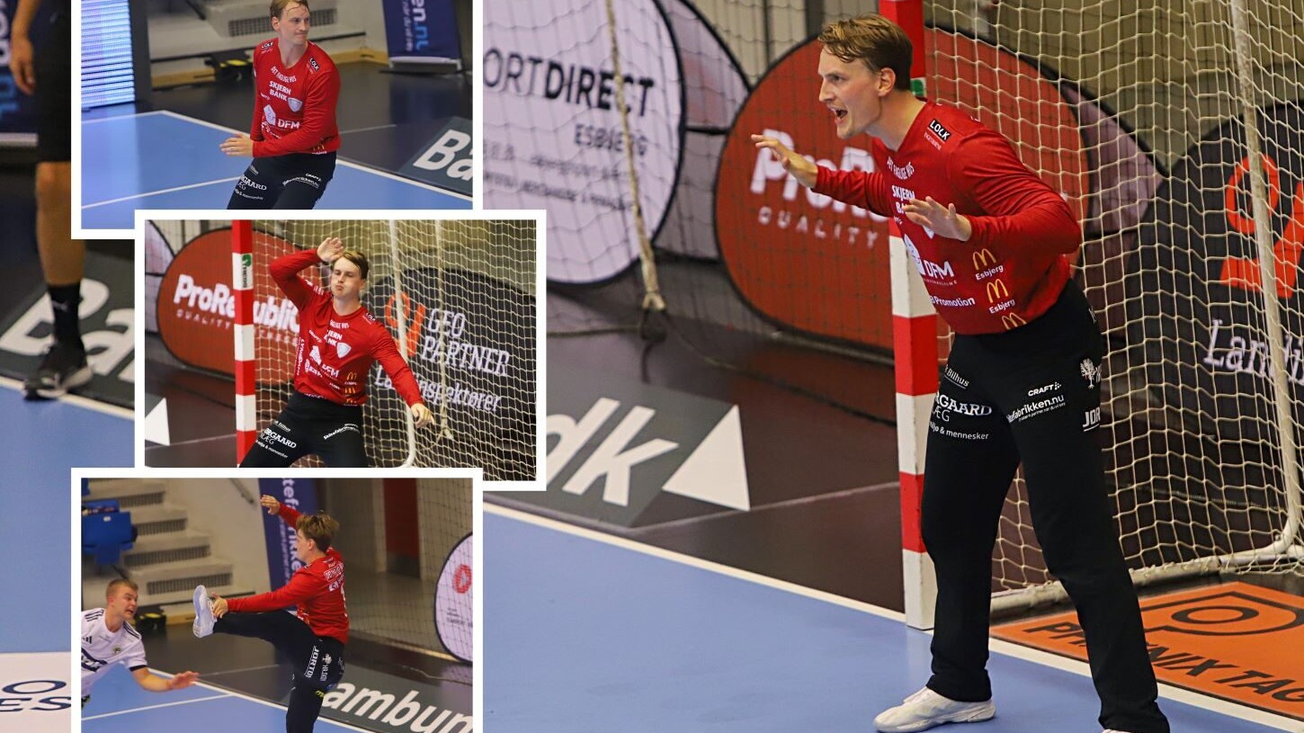 Niklas Kraft på toppen kan give sejr. Fotos/Collage: Johnny Tauman.