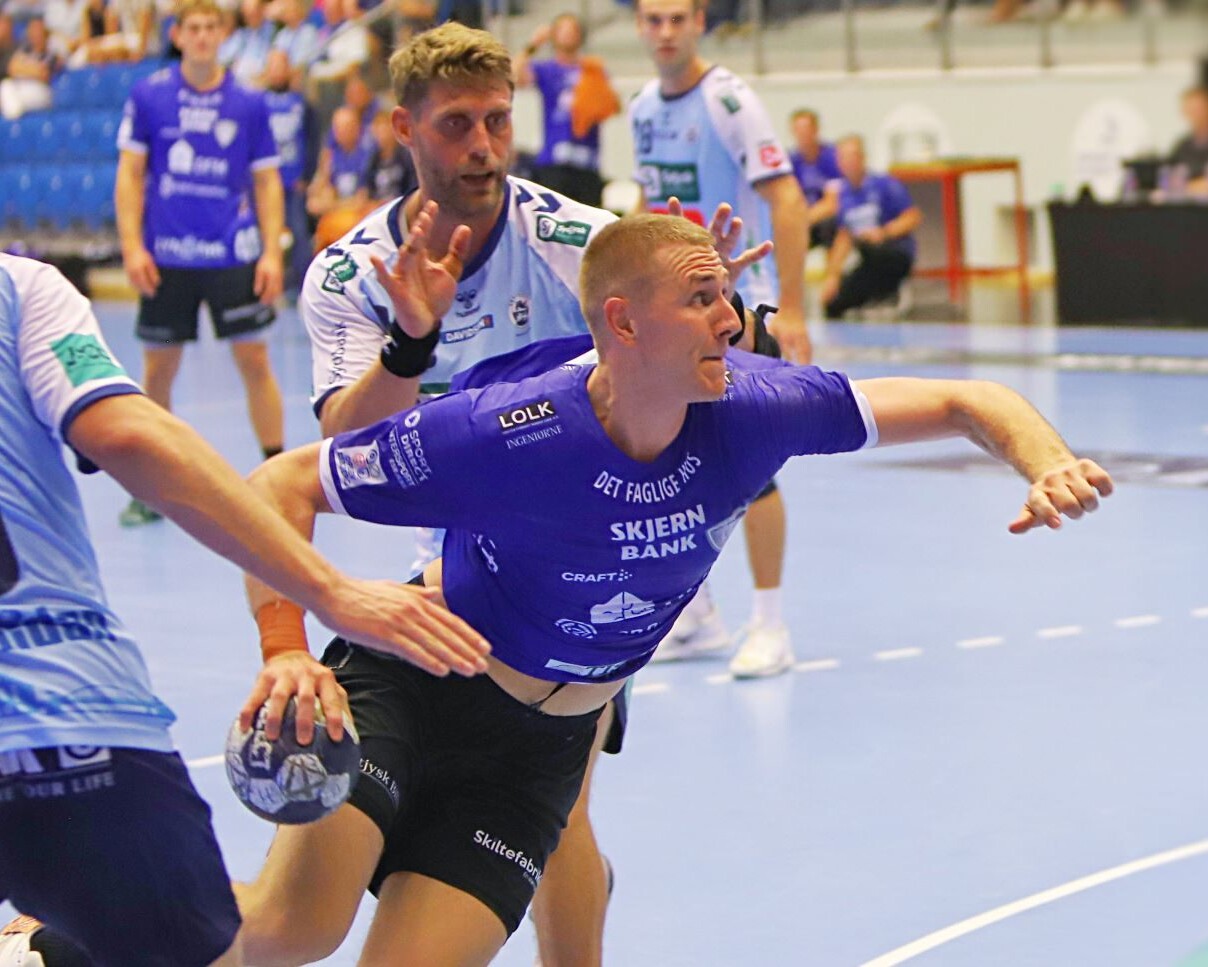 Rasmus Meyer kan udvikle sig til en central brik på stregen. Foto: Johnny Tauman.