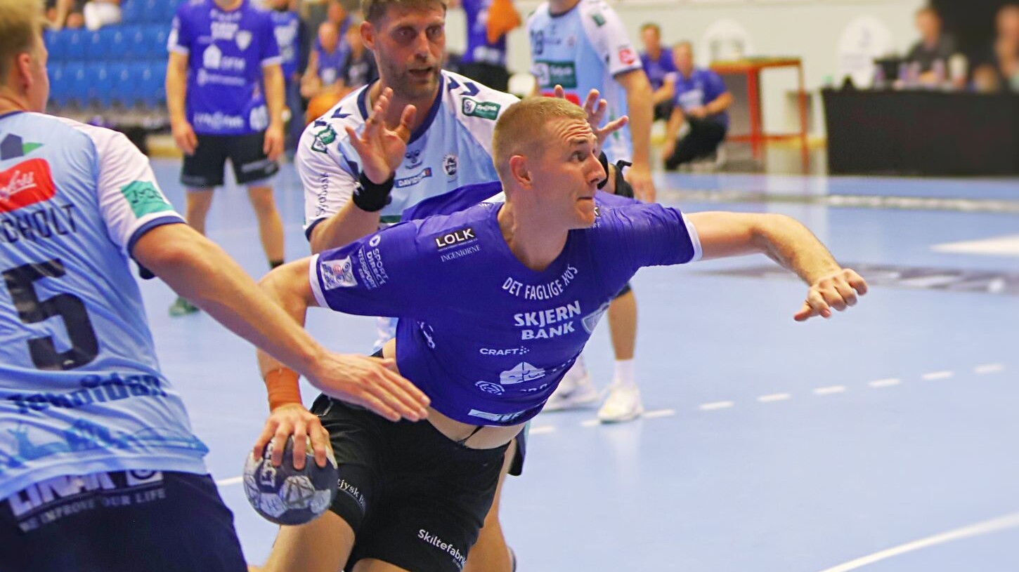 Rasmus Meyer kan udvikle sig til en central brik på stregen. Foto: Johnny Tauman.