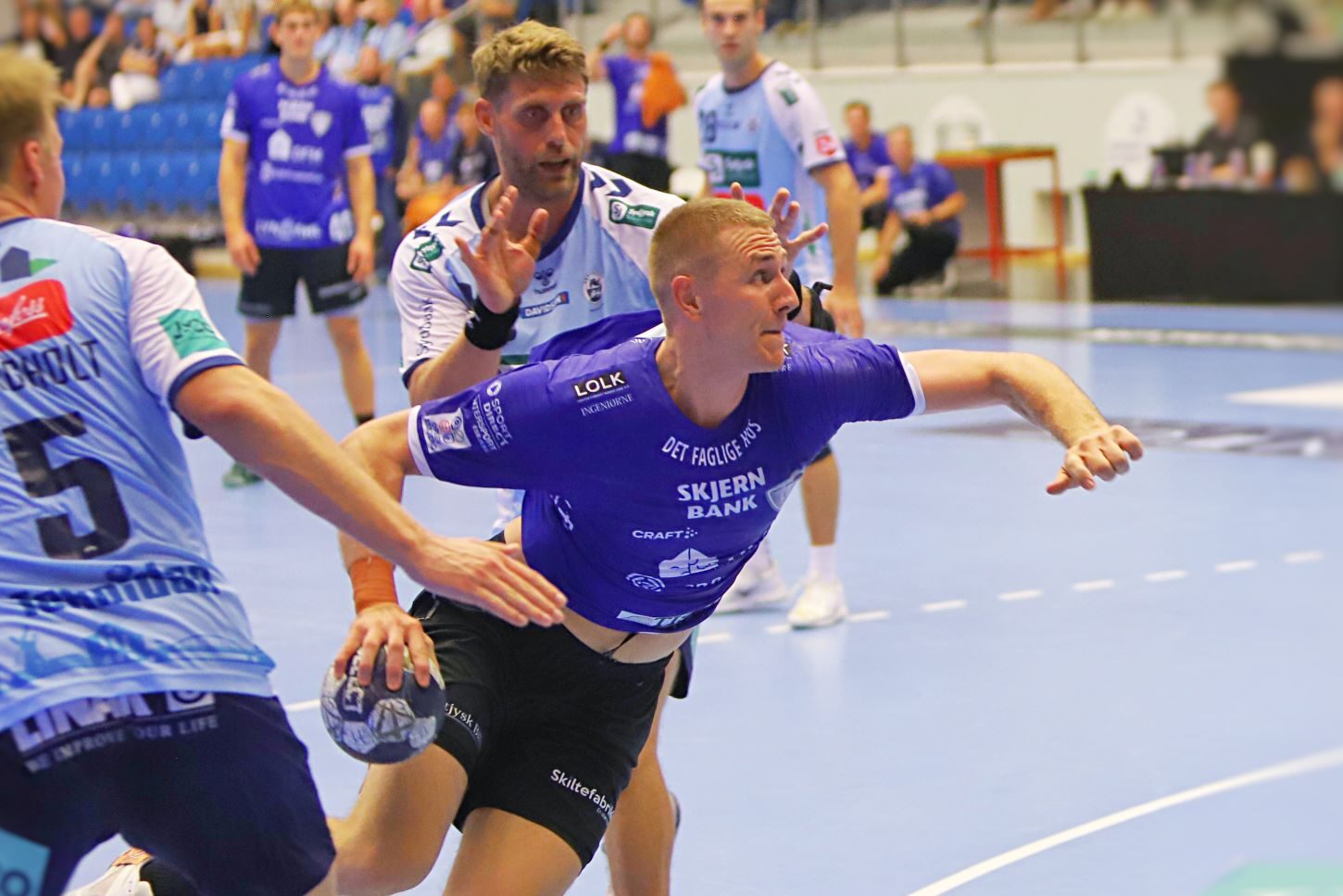 Rasmus Meyer kan udvikle sig til en central brik på stregen. Foto: Johnny Tauman.