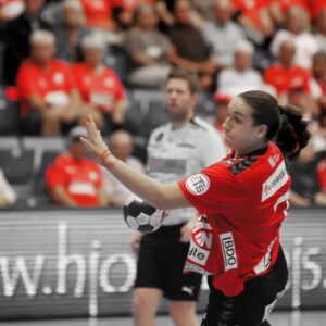 Tabea Schmid er holdets topscorer. Foto: Johnny Tauman.