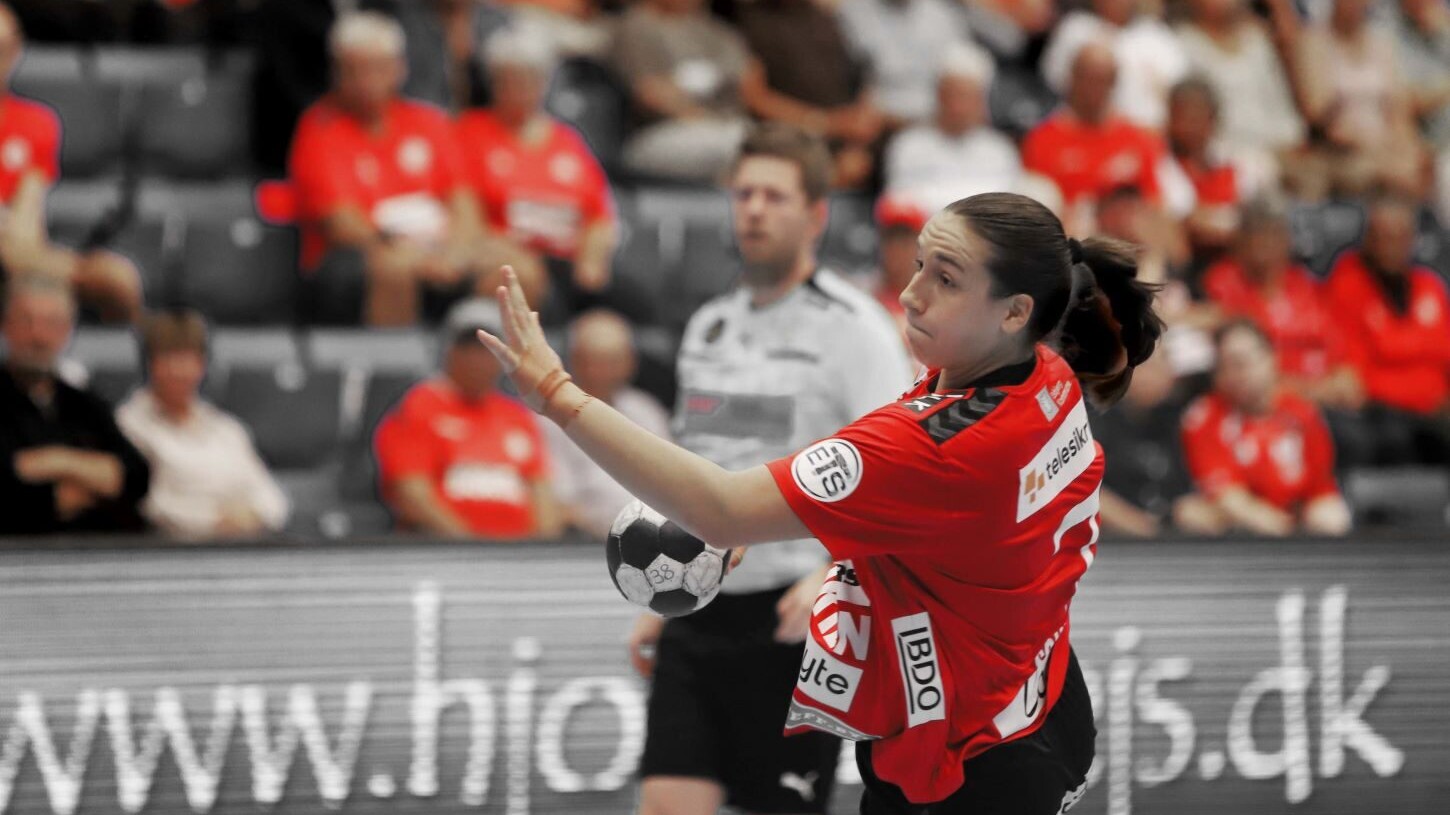 Tabea Schmid er holdets topscorer. Foto: Johnny Tauman.