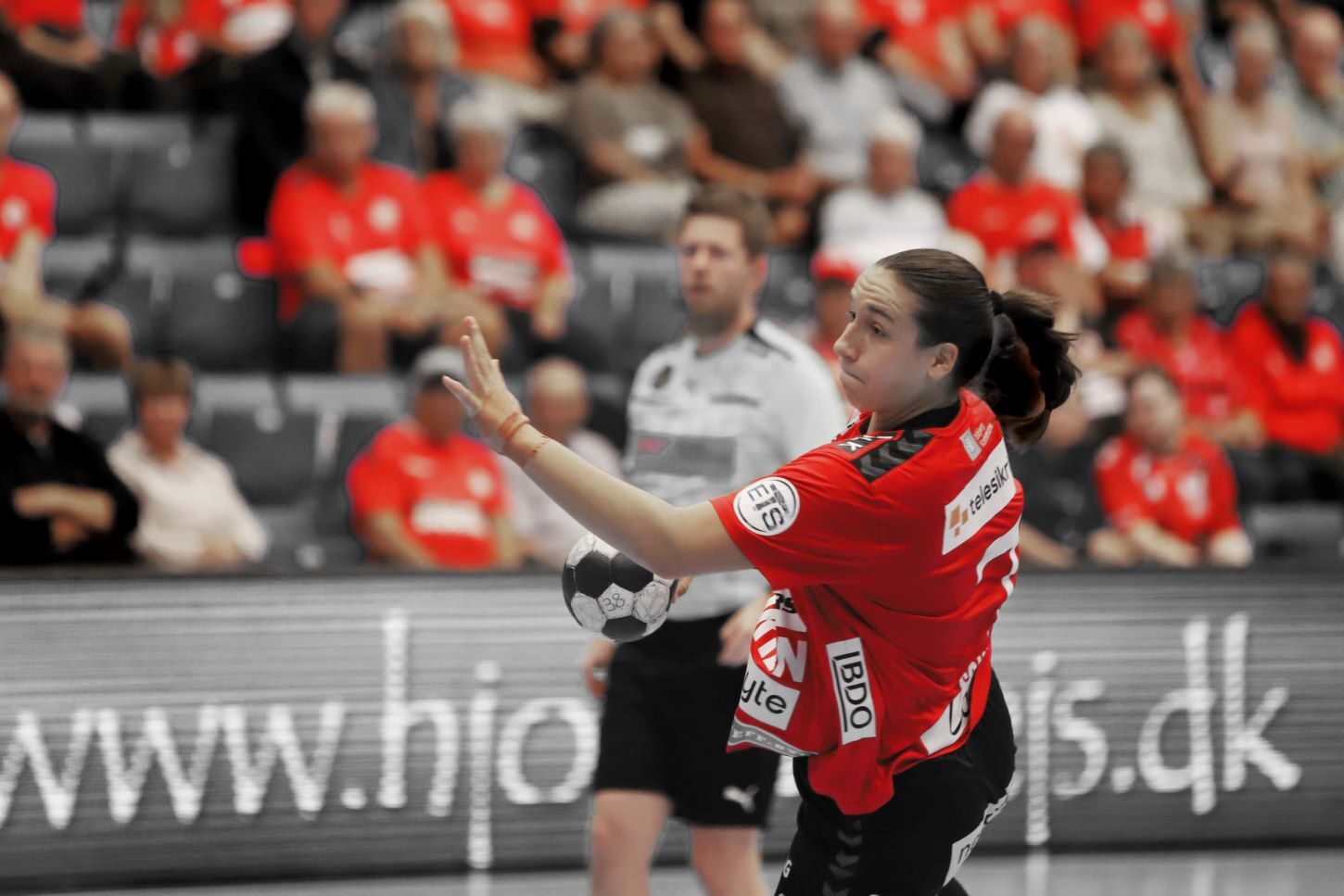 Tabea Schmid er holdets topscorer. Foto: Johnny Tauman.